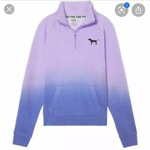 Ombre Quarter zip from PINK